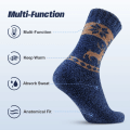 Miniatyrbild 3 av 4: SIMIYA 5 Pairs Men's Merino Wool Socks Hiking Socks Thick Winter Wool Warm Socks Breathable Elk Crew Thermal Socks Against Cold
