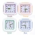 Miniatyrbild 4 av 4: Quartz Alarm Clock With Night Light No Tick Snooze Silent Small Bedside Clocks