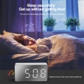 Miniatyrbild 4 av 4: Led Alarm Clock Digital Children Electronic Alarm Clocks Curved Screen Mirror Temperature Clock With Snooze Function Desk Clock