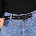 Miniatyrbild 2 av 4: 2022 Invisible for Jeans Belt Without Buckle Belts for Women  Buckle-free Elastic Easy Belts Men Stretch No Hassle Belt