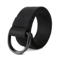 Miniatyrbild 1 av 4: Tactical Canvas Men Belt High Quality Unisex Double D-Ring Buckle Waistband Casual Canvas Female Belt Fabric For Jeans