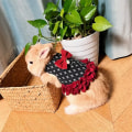 Miniatyrbild 2 av 4: Rabbit Clothes Leash Bunny Petal Skirt Guinea Pig Cat Thermal Strap Lop-eared Dwarf Rabbit Outing Accessories Pet Traction Rope