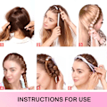 Miniatyrbild 4 av 4: Heatless Curling Rod No Heat Silk Curls Ribbon Heatless Wave Rod Headband Lazy Curls Sleeping Soft Curling Hair Styling Tool