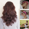 Miniatyrbild 4 av 4: 2 In 1 Heatless Curling Headband Lazy Curler Set Hairs Rollers Sleeping Soft Hair Bands Wave Hair Curlers DIY Styling Tools