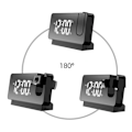 Miniatyrbild 4 av 4: LED Digital Projector Projector Snooze Dual Alarm Clock 12/24H Timer USB-
