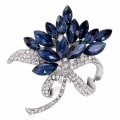 Miniatyrbild 1 av 4: Elegant Crystal Brooches Come In Five Different Styles And Colors Including Swan And Bouquet Making Them Perfect For Daily Wear