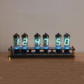Miniatyrbild 1 av 4: IV11 VFD Clock Fluorescent Tube Clock 6 Colors Light Time Date Temperature os67