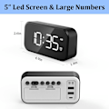 Miniatyrbild 2 av 4: Alarm Clock LED Bedside Clock 1 Piece 5V 2A Alarm Clock Digital Alarm Clock