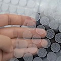 Miniatyrbild 2 av 4: 100pairs Auto Self Adhesive Dots Transparent Baby Fastener Tape Strong Glue Sticker Round Coins Hook and Loop Tapener 10/15/20mm