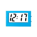 Miniatyrbild 1 av 4: Mini Small Digital Car Desk Clock Meter Mini Digital LCD Display Travel Electronic Clock Home Office Desk Clock
