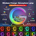 Miniatyrbild 2 av 4: LED Lamp Bluetooth Speaker Wireless Charger Atmosphere