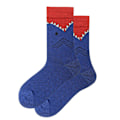 Miniatyrbild 2 av 4: 5pairsCreative Pattern Cotton Socks In The Thigh High Stockings with Garter Belt Set