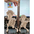 Miniatyrbild 4 av 4: 3D Mini Skull Printing Unique Funny Office Desk Toy Product Decompression Tool