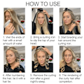 Miniatyrbild 2 av 4: Heatless Curling Rod Headband Hair Roller No Heat Make Curls Slik Satin Soft Sleep Curlers Lazy Wave Formers Hair Styling Tool