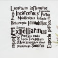 Miniatyrbild 1 av 4: Harry Wall Quote Sticker For Kids - Castle Movie Spells Vinyl wall art decals