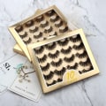 Miniatyrbild 1 av 4: 10 Pairs 3D Mink Eyelashes Fluffy Dramatic Eyelashes Makeup Wispy Mink Lashes Natural Long False Eyelashes Thick Fake Lashes