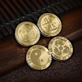 Miniatyrbild 2 av 4: Coin EDC Hand Spinner Fingertip Fidget Slider Toys Decompression Stress Relief