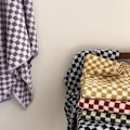 Miniatyrbild 2 av 4: Retro Checkerboard Plaid Long-Staple Cotton Towel Soft Skin-Friendly Face Towels Absorption Bathtowel for Home & Hotel Supplies