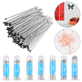 Miniatyrbild 1 av 3: 100Pcs Stainless Steel Specimen Pins High Hardness Needle Good Flexibility Pin Entomology Education Sharp Tip Lab Accessories