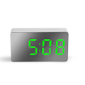 Miniatyrbild 3 av 4: Led Alarm Clock Digital Children Electronic Alarm Clocks Curved Screen Mirror Temperature Clock With Snooze Function Desk Clock