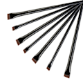 Miniatyrbild 1 av 4: Thin Eyeliner Makeup Brush Set Fine Liner Brushes Professional Angled A101 Eyebrow Brush High Quality Brow Contour Makeup Tool