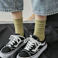 Miniatyrbild 4 av 4: 5 Pairs of women's summer solid color casual breathable deodorant stockings