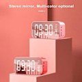 Miniatyrbild 4 av 4: Portable Bluetooth Speaker with FM Radio Alarm Clock V0 and Card Mirror P N9D2