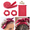 Miniatyrbild 1 av 4: Heatless Curling Rod Headband No Heat Hair Curlers Ribbon Lazy Hair Rollers Silk Curls Sleeping Soft Headband Hair Styling Tools