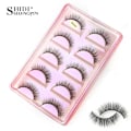 Miniatyrbild 1 av 4: Faux Cils 3/5 Pairs False Eyelashes make up Natural Long Dramatic Halloween Eyeylash 3D Mink Lashes Tools Extension maquiagem