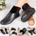 Miniatyrbild 1 av 4: Unisex Winter Warm Leather Thermal Boot Slipper Indoor House Soft Non-Slip Socks