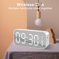 Miniatyrbild 2 av 4: Portable Bluetooth Speaker with FM Radio Alarm Clock V0 and Card Mirror P N9D2