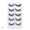 Miniatyrbild 3 av 4: 5 pairs makeup eyelashes soft fluffy lashes false eyelashes dramatic 3d mink lashes lash extension make up cilio faux cils E-08