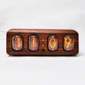 Miniatyrbild 4 av 4: Bluetooth Clock IN12 Glow Tube Clock Nixie Clock 4-Digit Electronic Alarm Clock