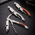 Miniatyrbild 3 av 4: New Screw Opener Cutter Bar Table Key Bottle Opener Wine Beer Cap Remover Kitchen Gadgets Wood Handle Corkscrew Hot Professional