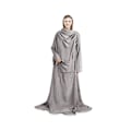 Miniatyrbild 2 av 4: Snuggle Fleece Blanket with Sleeves Wearable Wrap Giant Oversized Soft Throw