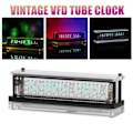 Miniatyrbild 1 av 4: Retro VFD Home Desktop Tube Clock Large Display Ref Nixie Tube Era Decoration