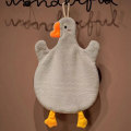 Miniatyrbild 2 av 4: Creative Cute Duck Hand Towes Kitchen Bathroom Hand Towel Ball with Hanging Loops Soft Absorbent Microfiber lazy rag wipe Towel