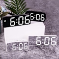 Miniatyrbild 3 av 4: For Living Room Alarm Clock LED Display Snooze Temperature Date Display With USB