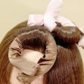 Miniatyrbild 4 av 4: 6pcs Heatless Hair Curlers Satin Covered Curling Rod No Heat Curls Flexi Rods Sleeping Soft Headband DIY Hair Styling Tools