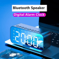 Miniatyrbild 1 av 4: LED Digital Alarm Clock with Bluetooth Speaker Temperature FM Radio Display Support TF Card Player Bedroom Office Decor
