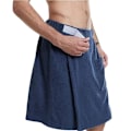 Miniatyrbild 4 av 4: Bath Towel for Men Wearable Shower Robe with Pocket Ideal for Sauna and Shower Room 2023 Magic Tape