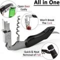 Miniatyrbild 2 av 4: Professional Wine Opener ABS Handle Wine Corkscrew Waiter’s Corkscrew Beer Opener Bottle Opener  Portable Wine Tool Foil Cutter