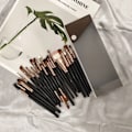 Miniatyrbild 1 av 4: 20 PCS Makeup Brush Set Eye Shadow Brush Set Foundation Brush Beauty Tools Super Soft Man-made Fibers Full Set