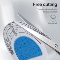 Miniatyrbild 3 av 4: Cuttable Silicone Insoles for Shoe Men Women Orthotic Arch Support Sport Shoe Pad Soft Running Insert Cushion Memory Foam Insole