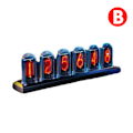 Miniatyrbild 3 av 4: New EleksTube RGB IPS Nixie Tube Clock Glow Customized Dial Styles Display Gift