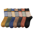 Miniatyrbild 1 av 4: 5 Pairs Zonbailon Men's Terry Socks Stripe Warm Cotton Medium Tube Socks