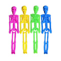Miniatyrbild 2 av 4: Skeleton Halloween Stretchy Decompression for Kids Set of 4 Lightweight