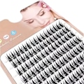 Miniatyrbild 3 av 4: New Lashes Clusters DIY Individual Clusters Lash Extension Natural Lashes Soft Ribbon Segmented False Bundles Eyelashes Hotting