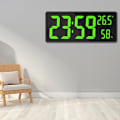 Miniatyrbild 3 av 4: Home LED Digital Alarm Clock Wall Hanging Large Screen Auto Brightness