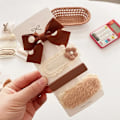 Miniatyrbild 4 av 4: Kawaii Cartoon Cute Princess Hairpins Coffee Warm Color Children Girls Kid Hair Clips Barrettes Accessories Hairclip